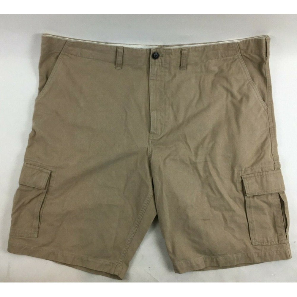 Edie Bauer  Cargo Shorts Men's Size T46 Tan Multi Pockets Legend Wash